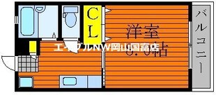 コスモス・インハイツＢの物件間取画像